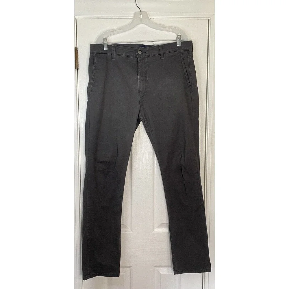 Levis Strauss & Co‎ Mens Straight Leg Jeans Faded Grey 36x32